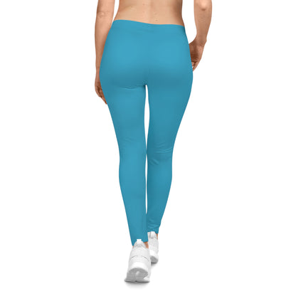 Aqua 'Supa' Logo Leggings — Women's Casual High-Waist Activewear