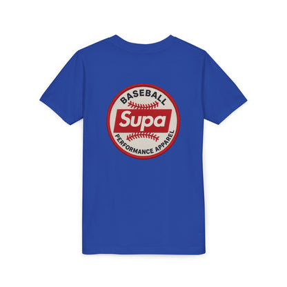 Supa Baseball Youth Tee - Cool Performance Shirt for Young Athletes