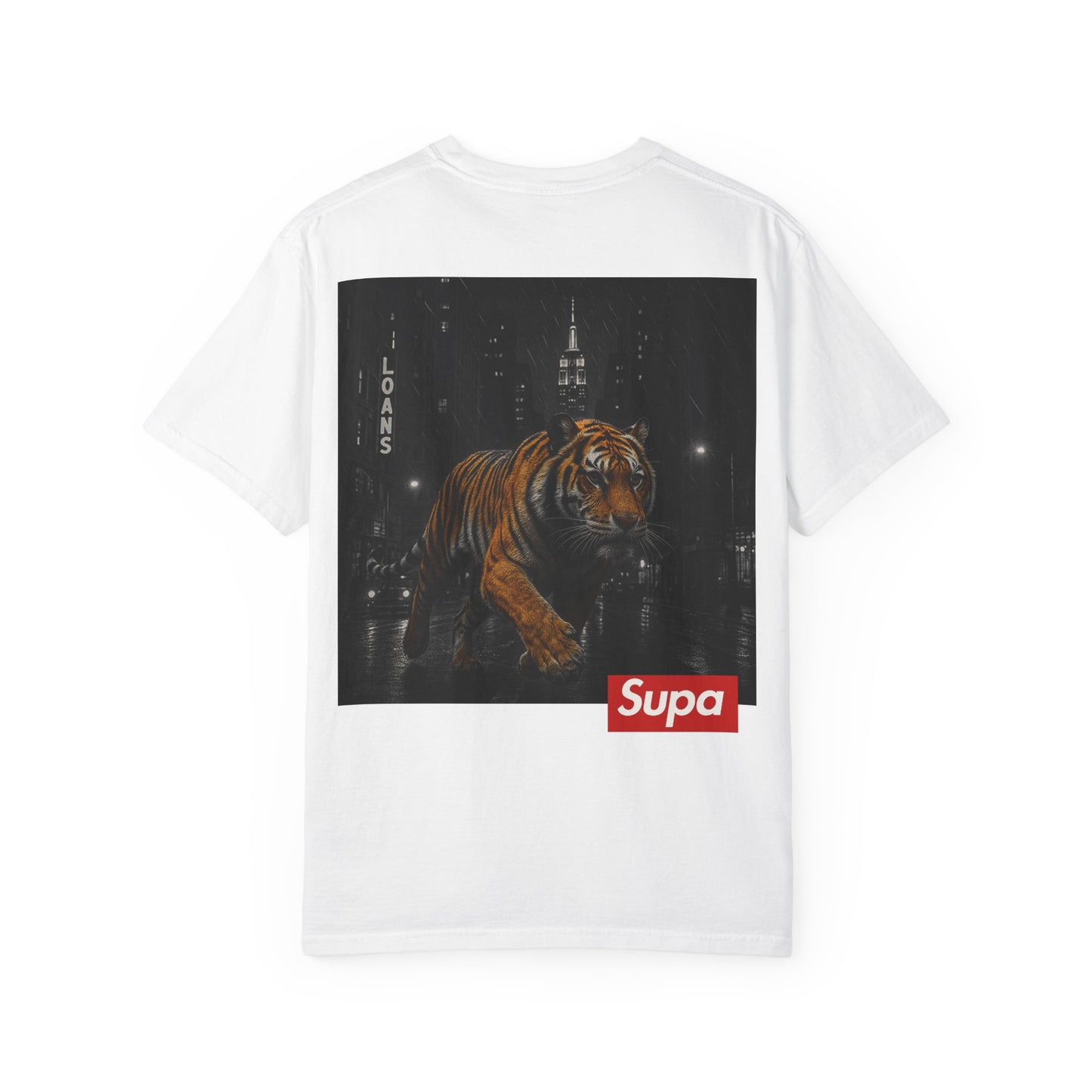 Supa Tiger Unisex Garment-Dyed T-Shirt