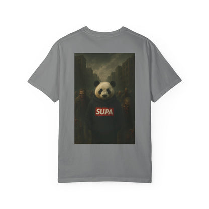 Supa Panda Graphic T-Shirt — Streetwear Tee with 'Supa' Drippy Logo