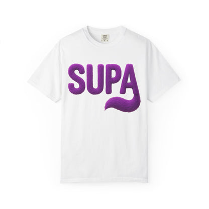 Supa Fox T-Shirt — Graphic Streetwear Tee with Purple Fox Back Print
