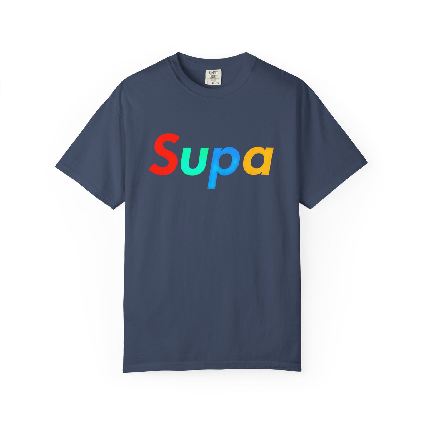 Supa Graphic T-Shirt — 'Stand Out in the Shadows' Colorful Logo Tee