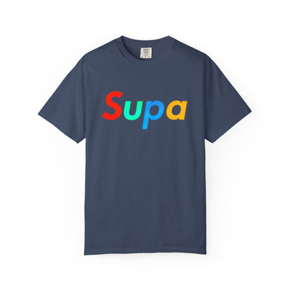 Supa Graphic T-Shirt — 'Stand Out in the Shadows' Colorful Logo Tee