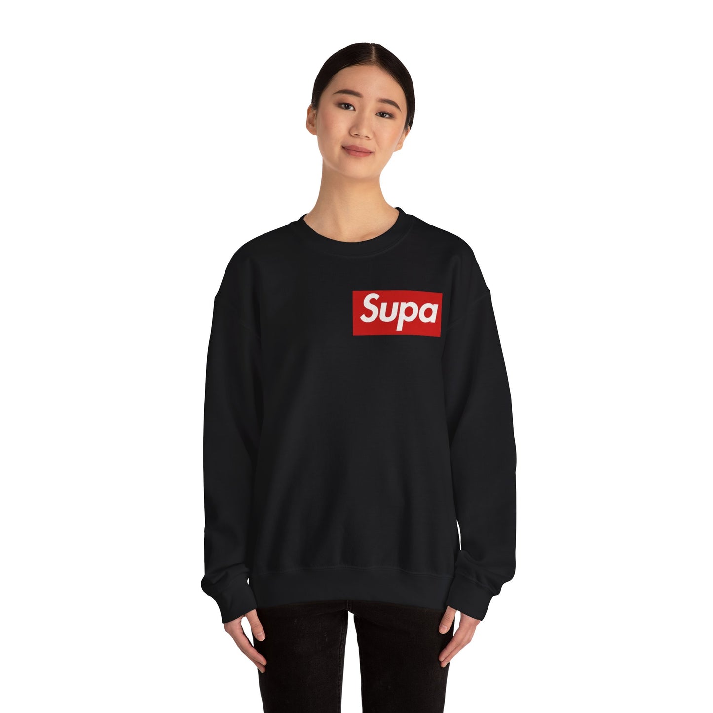 Supa Heavy Blend Crewneck Sweatshirt - Trendy Unisex Fashion