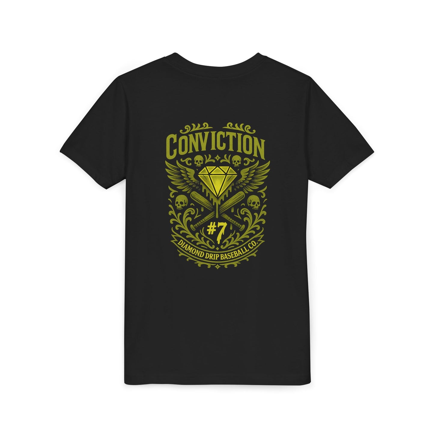 Conviction Youth Short Sleeve Tee - Inspirational Graphic T-Shirt for Kids