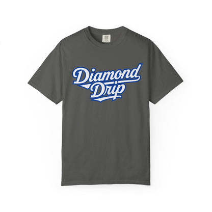 Diamond Drip T-Shirt — Dripping Blue Diamond Graphic Tee