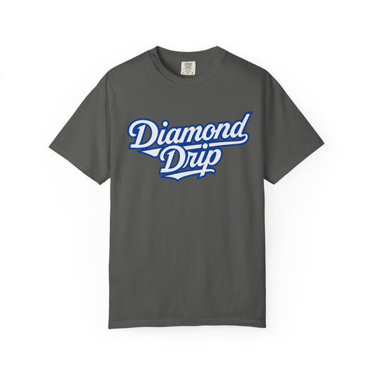 Diamond Drip T-Shirt — Dripping Blue Diamond Graphic Tee
