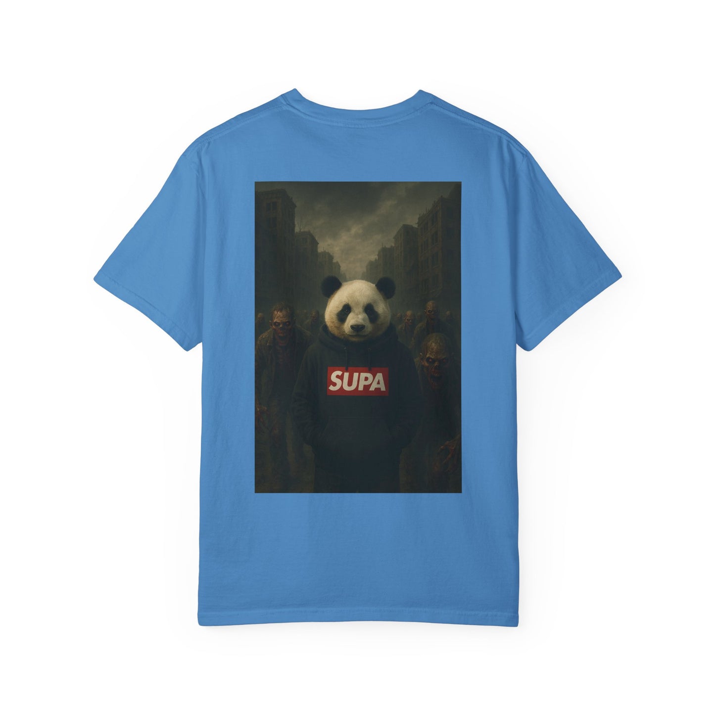 Supa Panda Graphic T-Shirt — Streetwear Tee with 'Supa' Drippy Logo