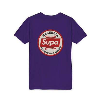 Supa Baseball Youth Tee - Cool Performance Shirt for Young Athletes
