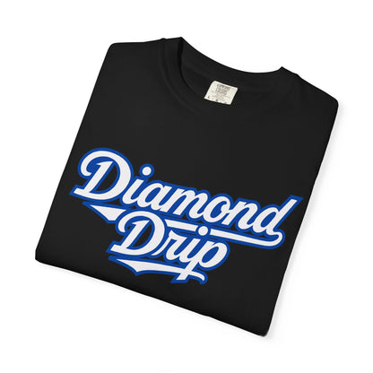 Diamond Drip T-Shirt — Dripping Blue Diamond Graphic Tee