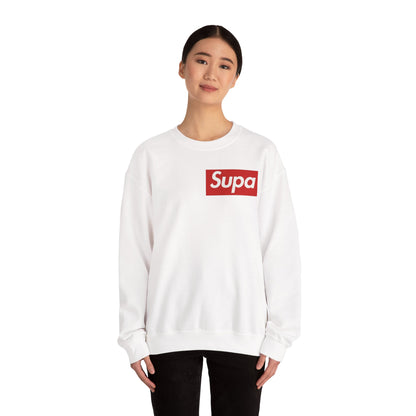 Supa Heavy Blend Crewneck Sweatshirt - Trendy Unisex Fashion