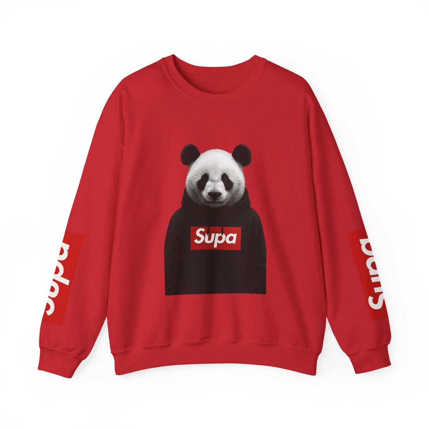 Panda 'Supa' Crewneck Sweatshirt — Streetwear Graphic Pullover