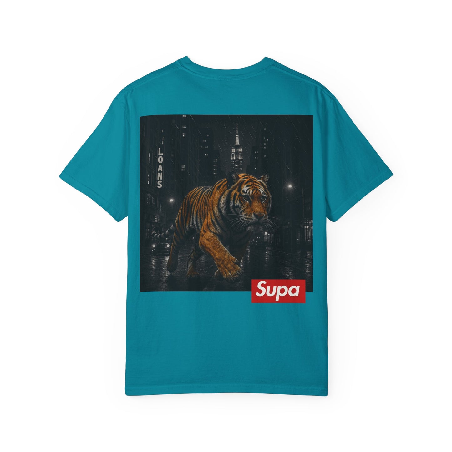 Supa Tiger Unisex Garment-Dyed T-Shirt