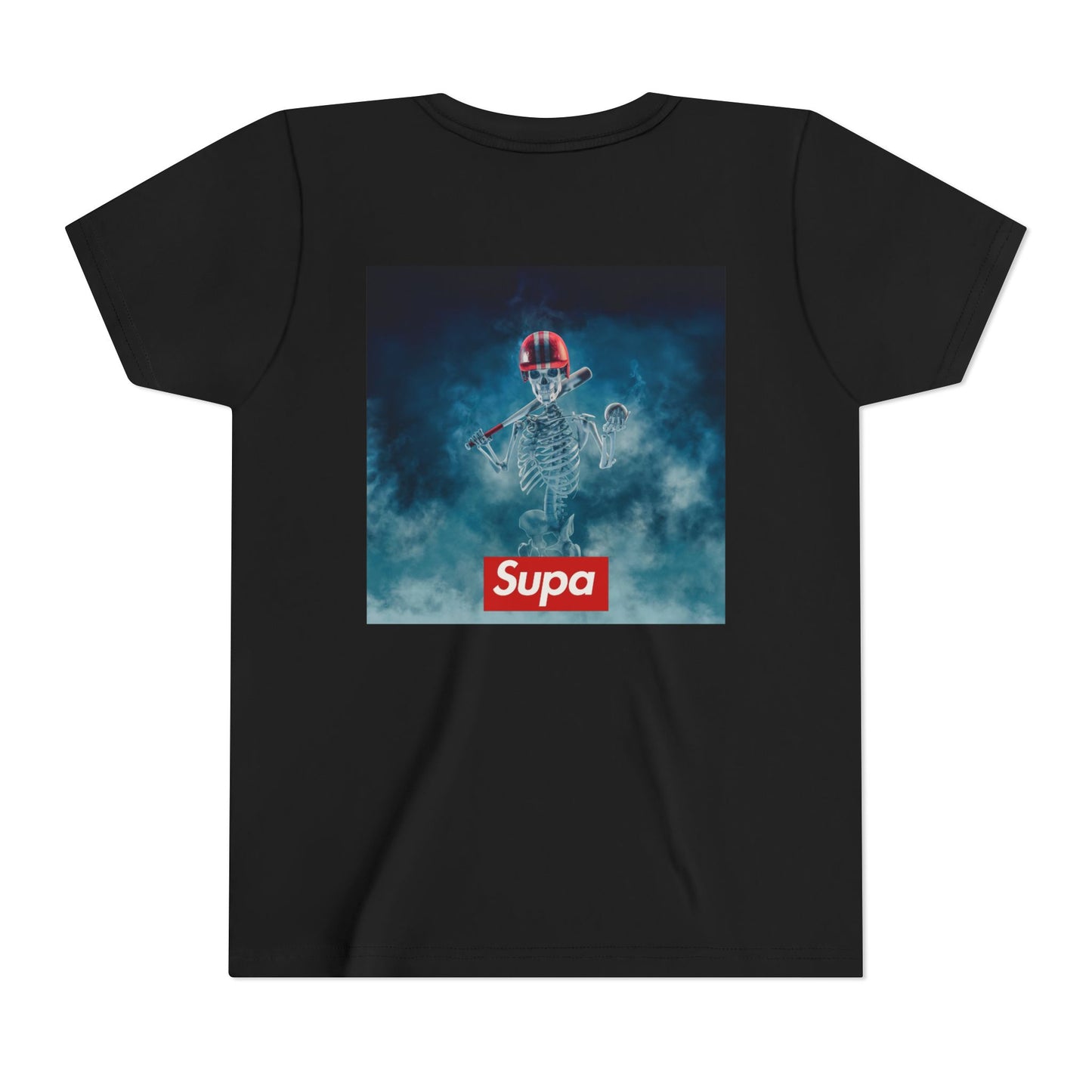 Supa Youth Short Sleeve Tee - Cool Skeleton Design