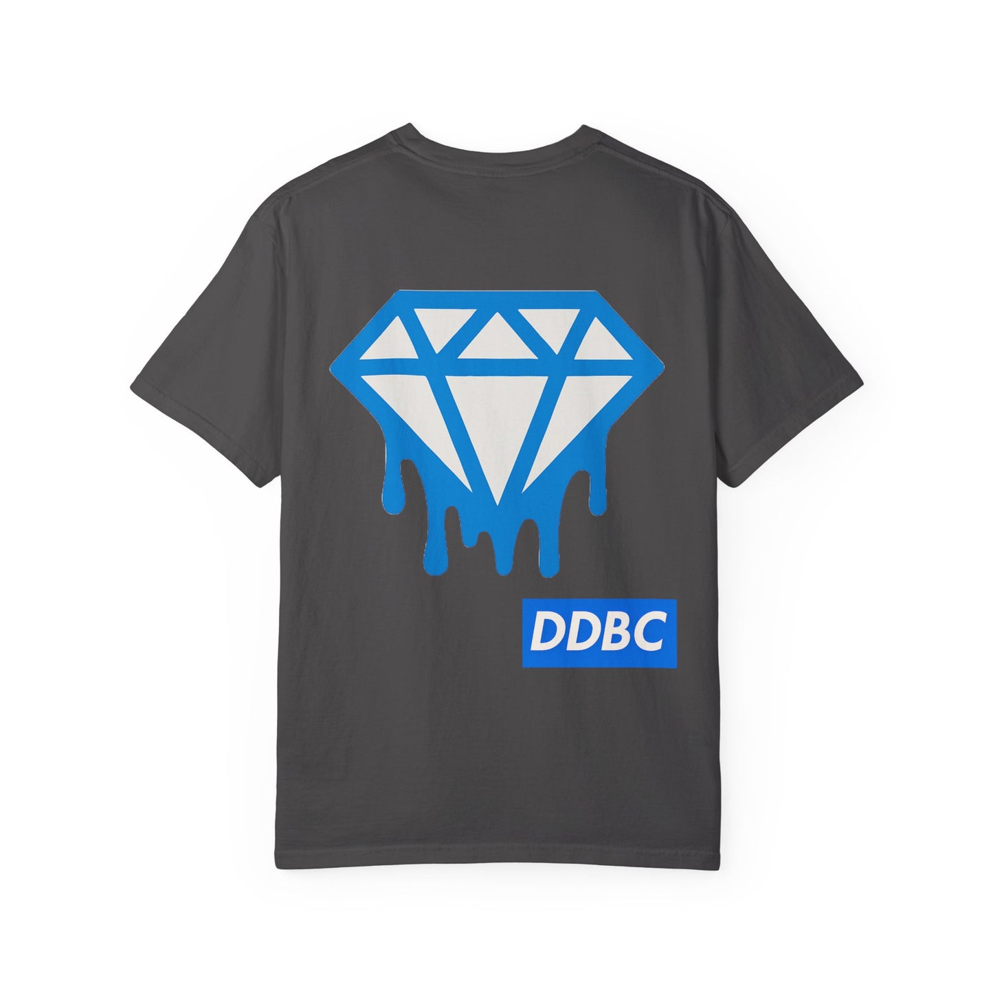 Diamond Drip T-Shirt — Graphic Tee with Melting Diamond & DDBC Logo