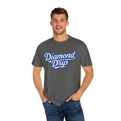 Diamond Drip T-Shirt — Dripping Blue Diamond Graphic Tee