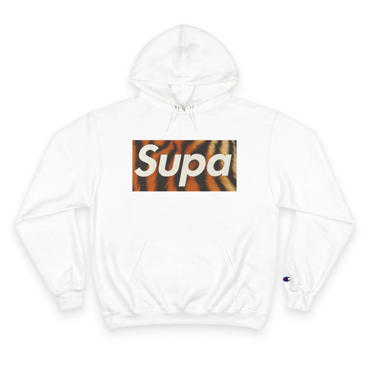 Supa Champion Hoodie - Stylish Tiger Graphic Sweatshirt