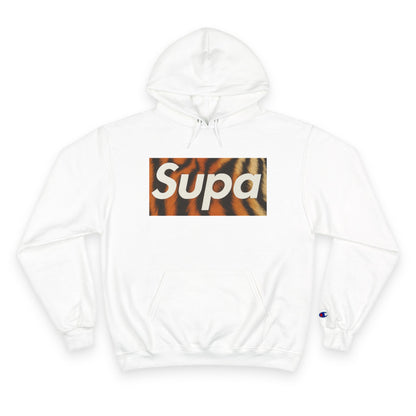 Supa Champion Hoodie - Stylish Tiger Graphic Sweatshirt