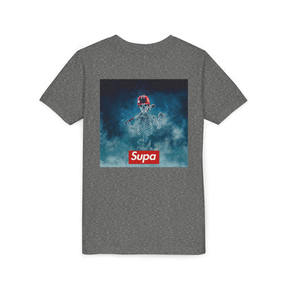 Supa Youth Short Sleeve Tee - Cool Skeleton Design