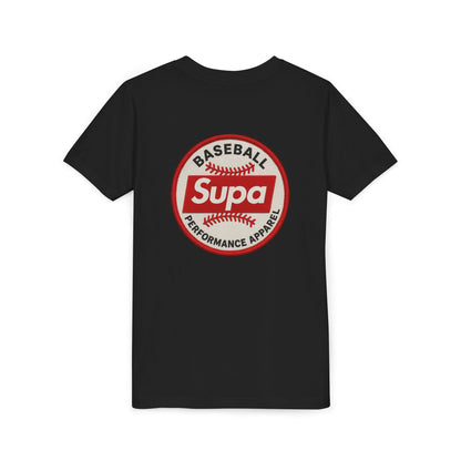 Supa Baseball Youth Tee - Cool Performance Shirt for Young Athletes