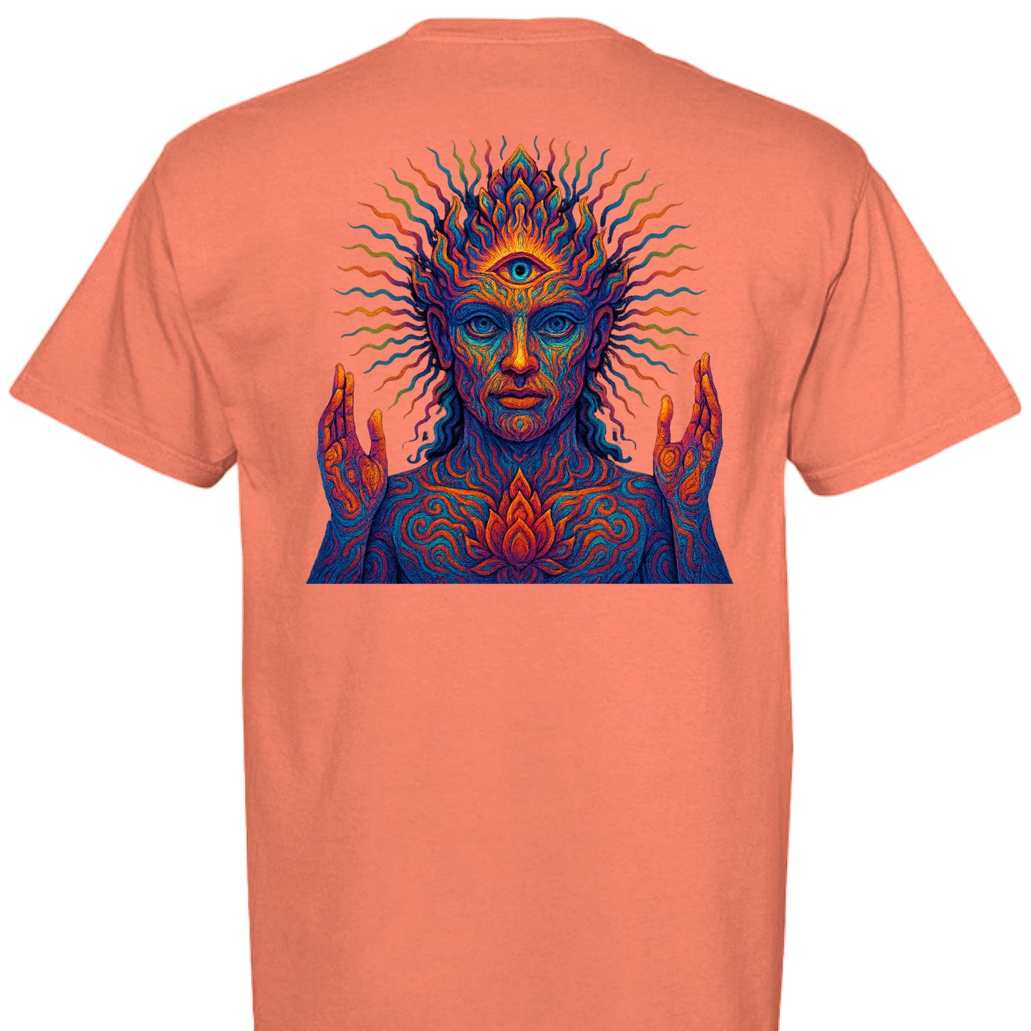 NEON RED ORANGE - BACK