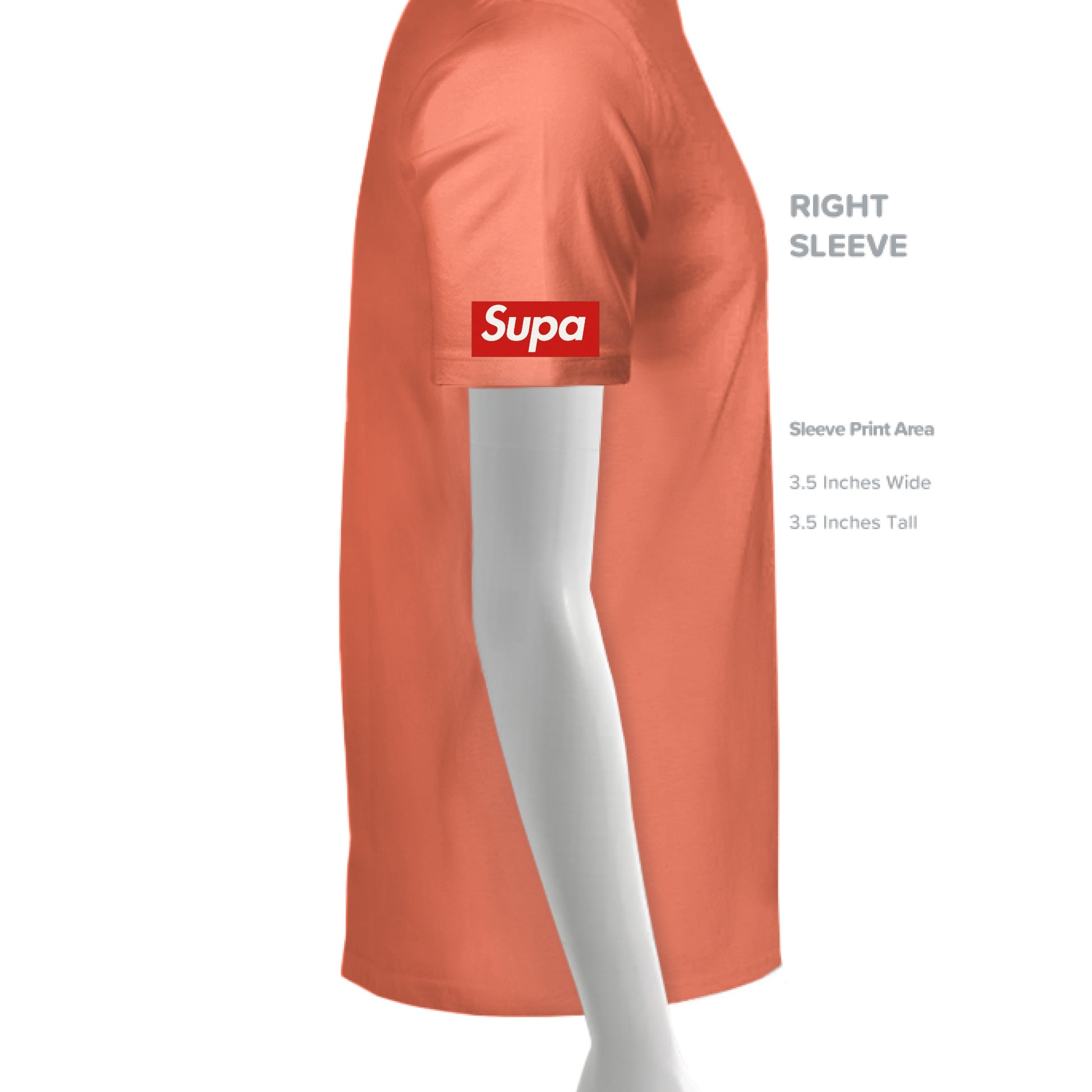 NEON RED ORANGE - SLEEVE_RIGHT