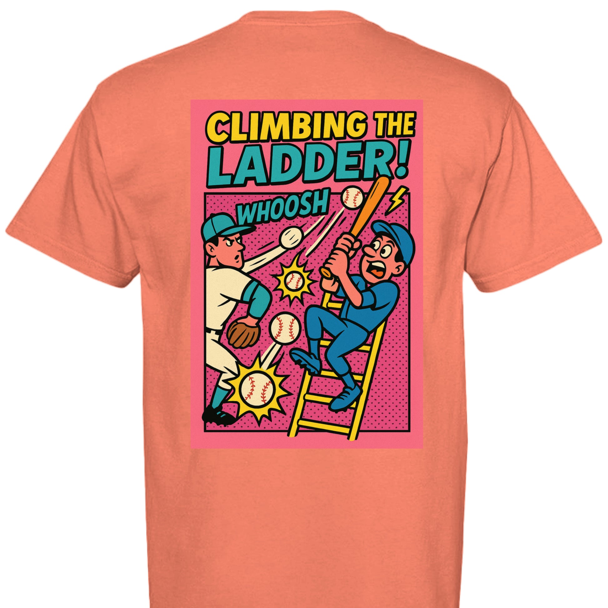 NEON RED ORANGE - BACK