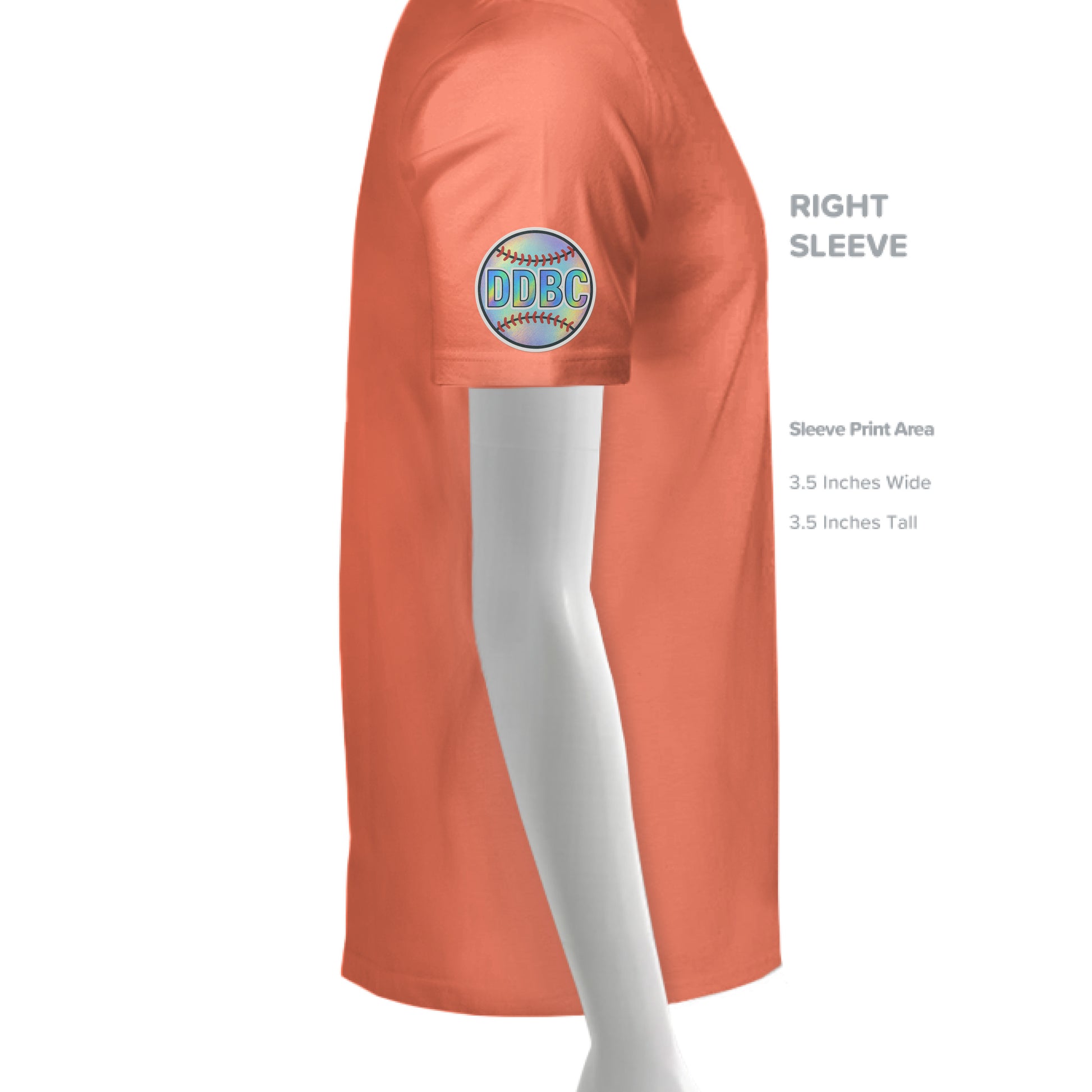 NEON RED ORANGE - SLEEVE_RIGHT